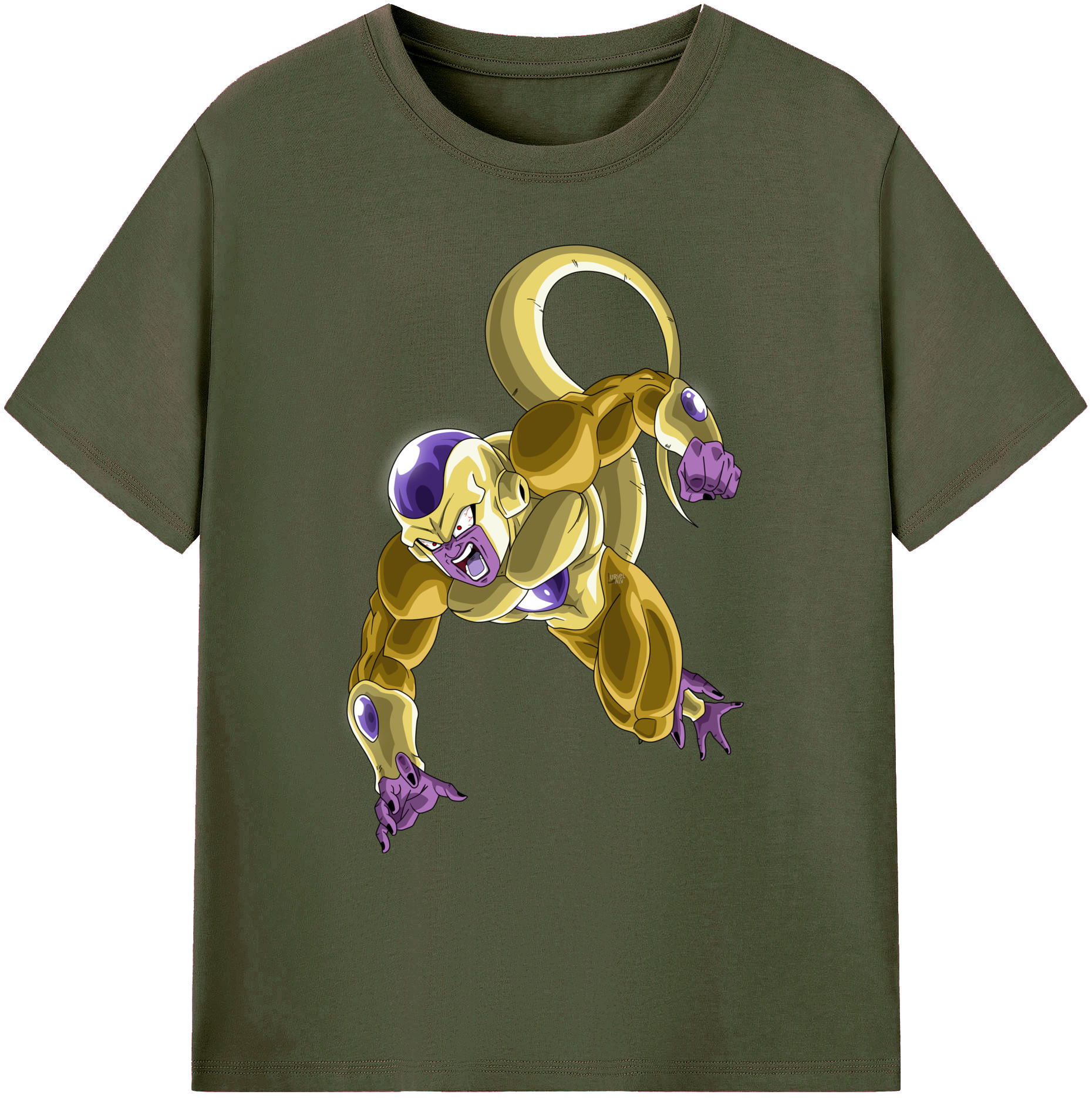 （画像用） ドラゴンボール フリーザ DRAGON BALL Frieza 綿100％ メンズ半袖Tシャツ｜肌触りやわらか＆通気性